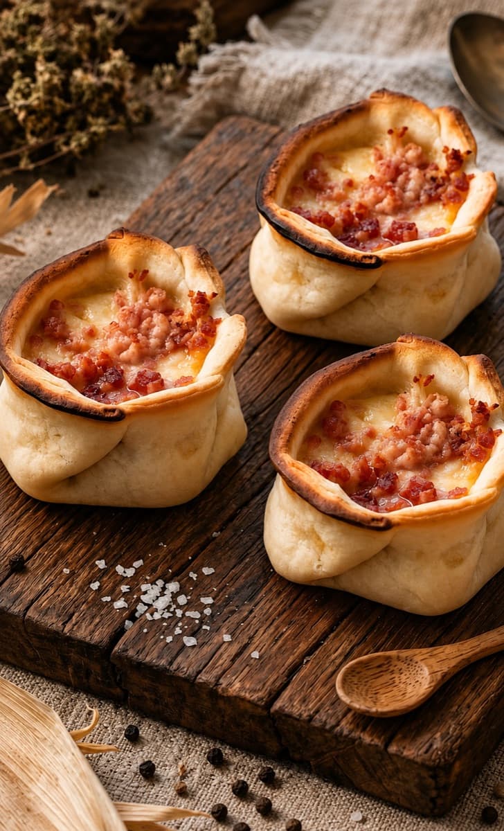Empanadas de Jamón y queso de Del Tata